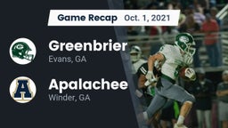 Recap: Greenbrier  vs. Apalachee  2021