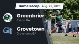 Recap: Greenbrier  vs. Grovetown  2023