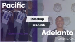 Matchup: Pacific  vs. Adelanto  2017