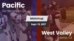 Matchup: Pacific  vs. West Valley  2017