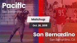 Matchup: Pacific  vs. San Bernardino  2018