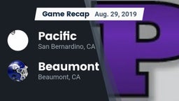 Recap: Pacific  vs. Beaumont  2019