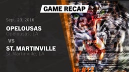 Recap: Opelousas  vs. St. Martinville  2016