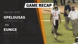 Recap: Opelousas  vs. Eunice  2016