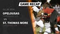 Recap: Opelousas  vs. St. Thomas More  2016