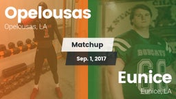 Matchup: Opelousas High vs. Eunice  2017
