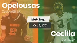 Matchup: Opelousas High vs. Cecilia  2017