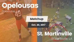 Matchup: Opelousas High vs. St. Martinville  2017