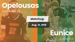 Matchup: Opelousas High vs. Eunice  2018