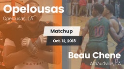 Matchup: Opelousas High vs. Beau Chene  2018