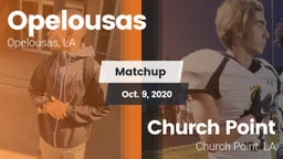 Matchup: Opelousas High vs. Church Point  2020