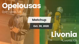 Matchup: Opelousas High vs. Livonia  2020