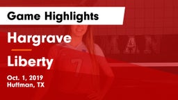 Hargrave  vs Liberty  Game Highlights - Oct. 1, 2019