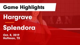 Hargrave  vs Splendora  Game Highlights - Oct. 8, 2019