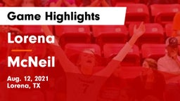 Lorena  vs McNeil  Game Highlights - Aug. 12, 2021
