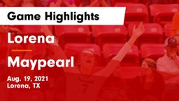 Lorena  vs Maypearl  Game Highlights - Aug. 19, 2021
