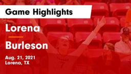 Lorena  vs Burleson  Game Highlights - Aug. 21, 2021