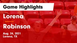 Lorena  vs Robinson  Game Highlights - Aug. 24, 2021