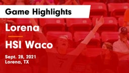 Lorena  vs HSI Waco Game Highlights - Sept. 28, 2021