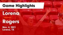 Lorena  vs Rogers Game Highlights - Nov. 4, 2021