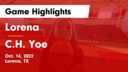 Lorena  vs C.H. Yoe  Game Highlights - Oct. 14, 2022