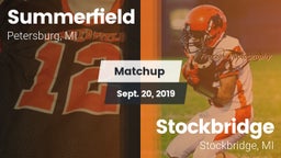 Matchup: Summerfield High vs. Stockbridge  2019