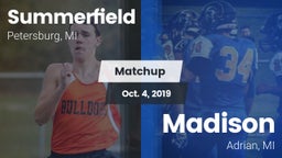 Matchup: Summerfield High vs. Madison  2019