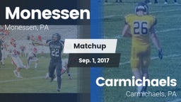 Matchup: Monessen  vs. Carmichaels  2017