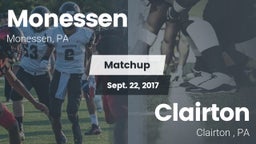 Matchup: Monessen  vs. Clairton  2017