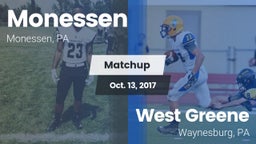 Matchup: Monessen  vs. West Greene  2017