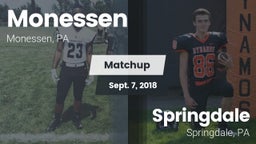 Matchup: Monessen  vs. Springdale  2018