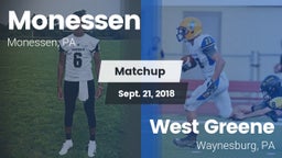 Matchup: Monessen  vs. West Greene  2018