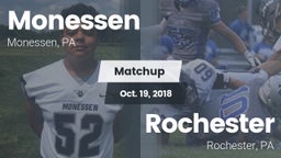 Matchup: Monessen  vs. Rochester  2018
