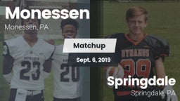 Matchup: Monessen  vs. Springdale  2019