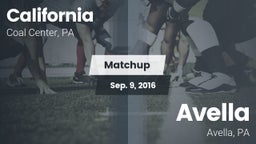 Matchup: California High vs. Avella  2016