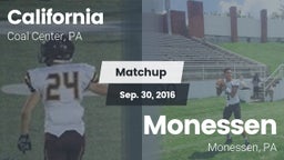 Matchup: California High vs. Monessen  2016