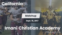 Matchup: California High vs. Imani Christian Academy  2017