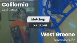 Matchup: California High vs. West Greene  2017