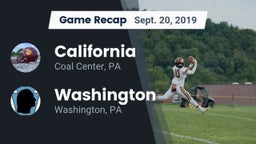 Recap: California  vs. Washington  2019