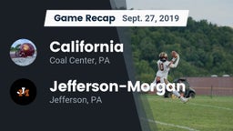 Recap: California  vs. Jefferson-Morgan  2019