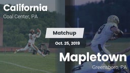 Matchup: California High vs. Mapletown  2019
