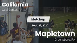 Matchup: California High vs. Mapletown  2020