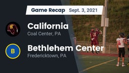 Recap: California  vs. Bethlehem Center  2021