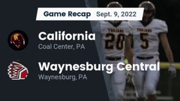 Recap: California  vs. Waynesburg Central  2022