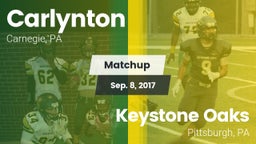 Matchup: Carlynton vs. Keystone Oaks  2017