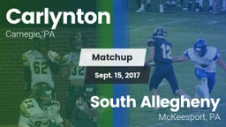 Matchup: Carlynton vs. South Allegheny  2017