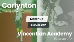 Matchup: Carlynton vs. Vincentian Academy  2017
