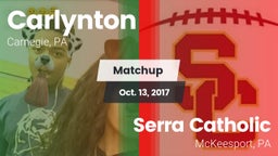 Matchup: Carlynton vs. Serra Catholic  2017