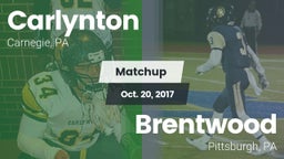 Matchup: Carlynton vs. Brentwood  2017