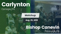 Matchup: Carlynton vs. Bishop Canevin  2018